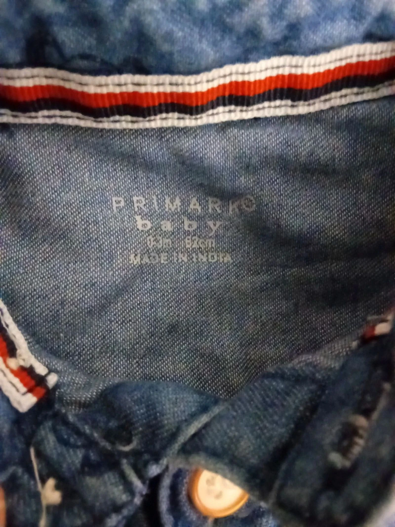 Denim bodysuit size 0-3 months – photo 4